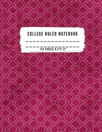 bokomslag College Ruled Notebook