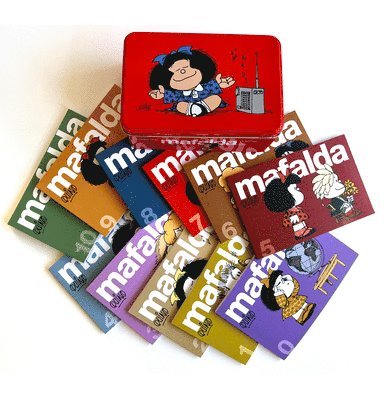 11 Tomos de Mafalda En Una Lata Roja (Edición Limitada) / 11 Mafalda's Titles in a Red Can (Limited Edition) 1