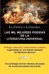 bokomslag Las Mil Mejores Poesias de La Literatura Universal, Coleccion La Critica Literaria Por El Celebre Critico Literario Juan Bautista Bergua, Ediciones Ib