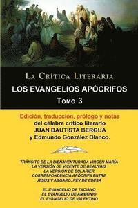bokomslag Evangelios Apocrifos Tomo 3, Coleccion La Critica Literaria Por El Celebre Critico Literario Juan Bautista Bergua, Ediciones Ibericas