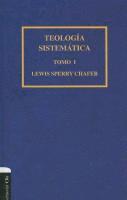 Teologia Sistematica De Chafer Tomo I 1