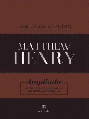 Rvr Biblia de Estudio Matthew Henry, Leathersoft, Clásica 1