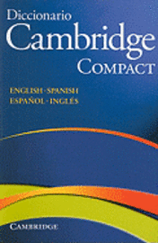 Diccionario Bilingue Cambridge Spanish-English Paperback Compact edition 1