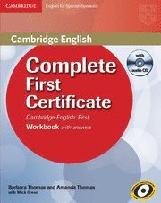 Complete First Certificate for Spanish Speakers Workbook with Answers with Audio CD 1