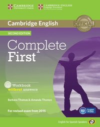 bokomslag Complete First for Spanish Speakers Workbook without Answers with Audio CD