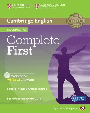 bokomslag Complete First for Spanish Speakers Workbook without Answers with Audio CD