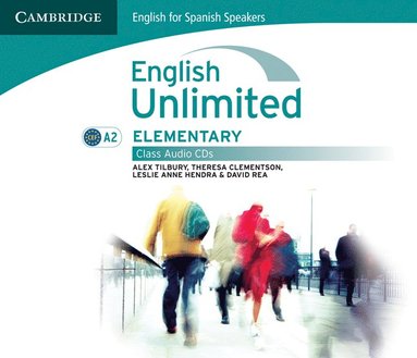 bokomslag English Unlimited for Spanish Speakers Elementary Class Audio CDs (3)