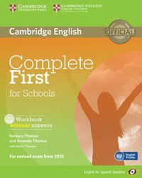 bokomslag Complete First for Schools for Spanish Speakers Workbook without Answers with Audio CD