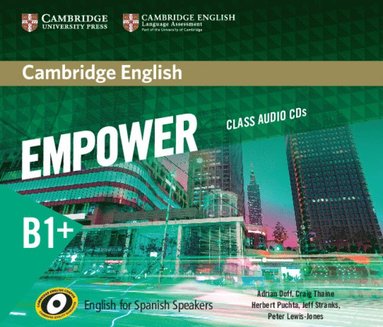 bokomslag Cambridge English Empower for Spanish Speakers B1+ Class Audio CDs (4)