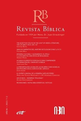 bokomslag Revista Bíblica 2022/1-2 - Año 84