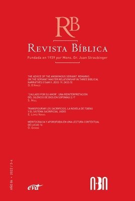 bokomslag Revista Bíblica 2022/3-4 - Año 84