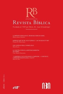 bokomslag Revista Bíblica 2023/3-4 - Año 85