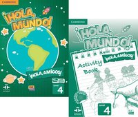 bokomslag Hola, Mundo!, Hola, Amigos! Level 4 Student's Book plus ELEteca and Activity Book