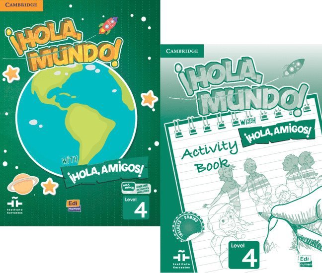 Hola, Mundo!, Hola, Amigos! Level 4 Student's Book plus ELEteca and Activity Book 1