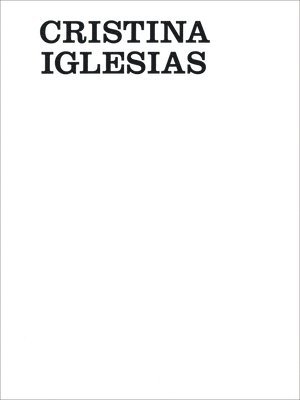 bokomslag Cristina Iglesias