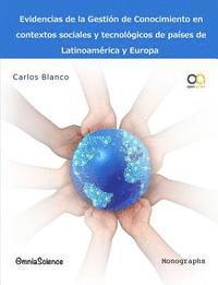 bokomslag Evidencias de la gestión del conocimiento en contextos sociales y tecnológicos de países de Latinoamérica y Europa