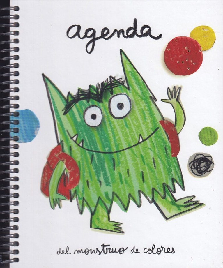 Anna Llenas - Färgmonstrets Agenda (Spanska), Inbunden