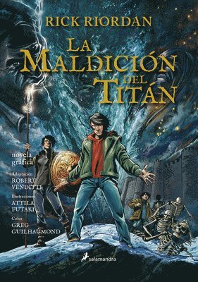 bokomslag La Maldición del Titán. Novela Gráfica / The Titan's Curse: The Graphic Novel