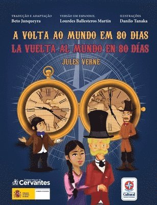 bokomslag La vuelta ao mundo en 80 das - A volta ao mundo em 80 dias