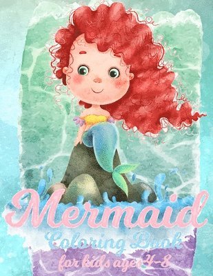 bokomslag Mermaid Coloring Book For Kids Ages 4-8