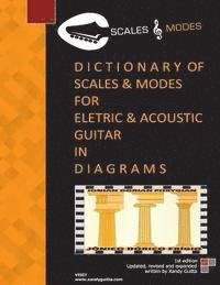 bokomslag Dictionary of Scales & Modes for Eletric & Acoustic Guitar in D I A G R A M S: Scales and Modes