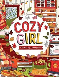 bokomslag Cozy Girl Coloring Book Bold and Easy