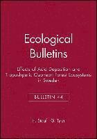 bokomslag Effects of acid deposition and tropospheric ozone on forest ecosystems in Sweden