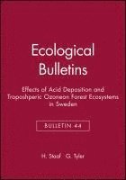 bokomslag Effects of acid deposition and tropospheric ozone on forest ecosystems in Sweden