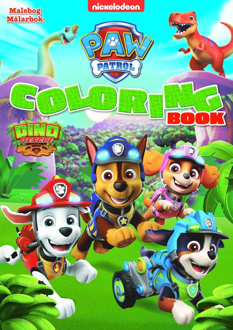 Paw Patrol Dino Coloring Book 1