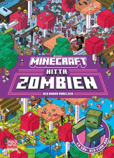 bokomslag Minecraft. Hitta zombien och andra varelser - en sök och finn bok