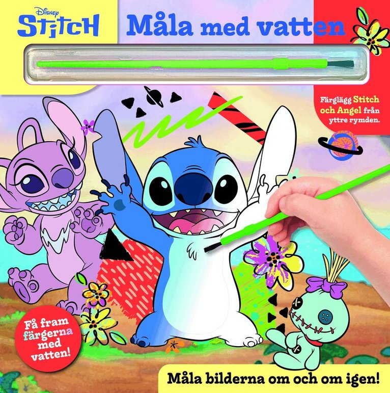 Måla med vatten. Disney Stitch