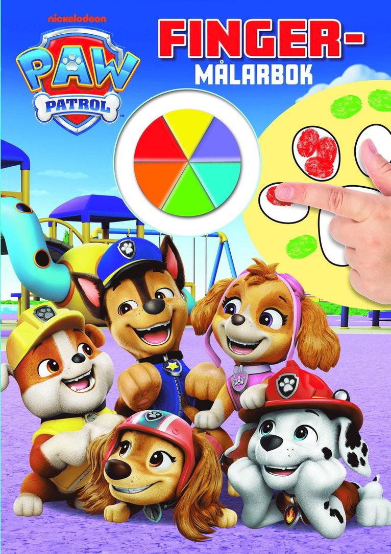 Måla med fingerfärg : Paw Patrol