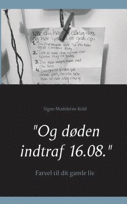 bokomslag "Og døden indtraf 16.08."