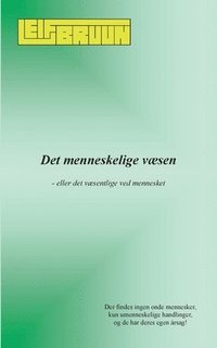 bokomslag Det menneskelige væsen