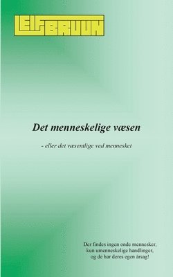 bokomslag Det menneskelige væsen