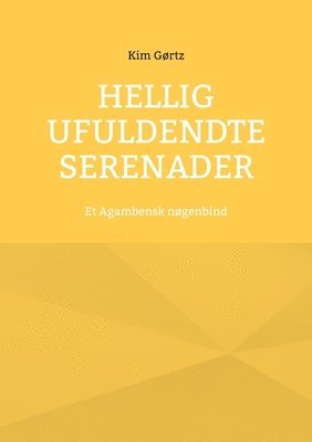 bokomslag Hellig Ufuldendte serenader