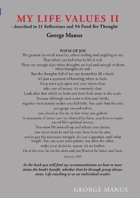 George Manus - My Life Values II, Häftad