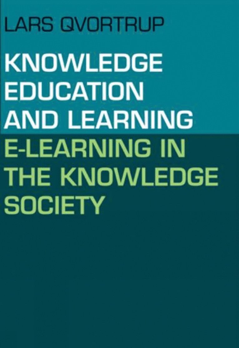 Knowledge, education and learning 1