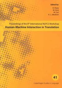 bokomslag Human-Machine Interaction in Translation