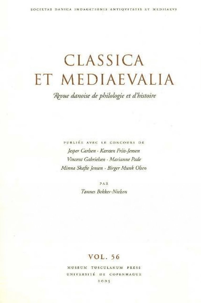 Classica et Mediaevalia