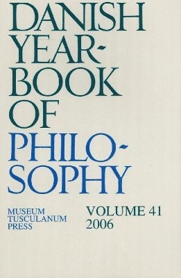 bokomslag Danish yearbook of philosophy