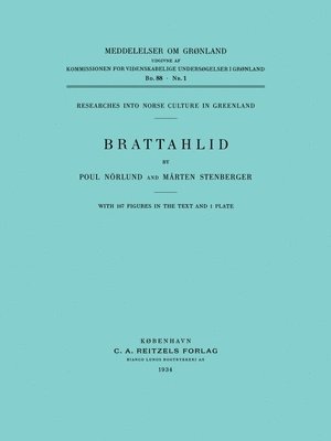 Poul Norlund, Marten Stenberger - Brattahlid, Häftad