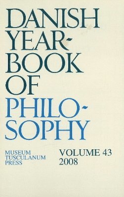 bokomslag Danish Yearbook of Philosophy