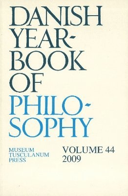 bokomslag Danish Yearbook of Philosophy