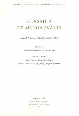 Classica et Mediaevalia 1