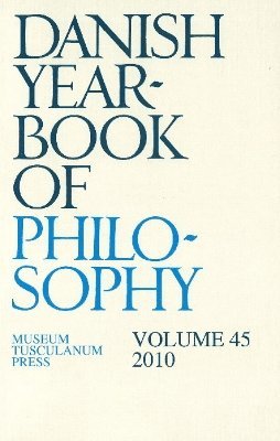 bokomslag Danish Yearbook of Philosophy