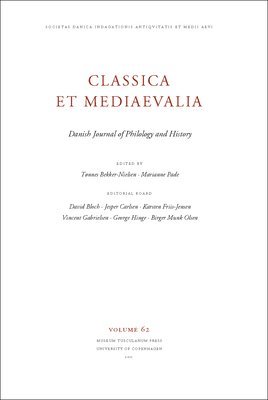 bokomslag Classica et Mediaevalia Volume 62