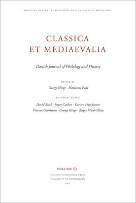 bokomslag Classica et Mediaevalia Volume 63