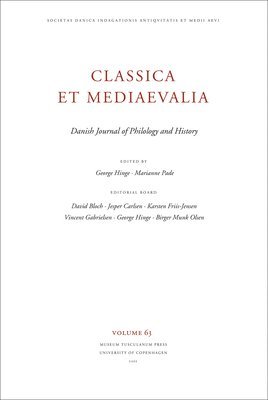 bokomslag Classica et Mediaevalia Volume 63