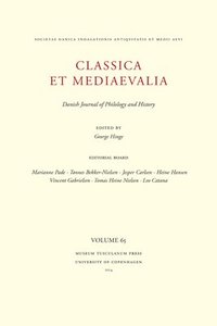 bokomslag Classica et Mediaevalia 65